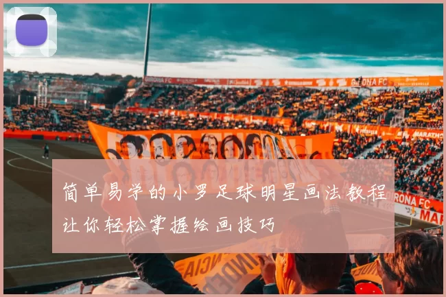 简单易学的小罗足球明星画法教程让你轻松掌握绘画技巧